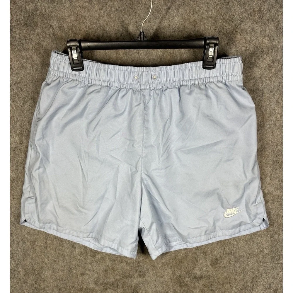 Nike Sportswear Woven Lined Flow Shorts Mens Large Light Blue DM6829-548